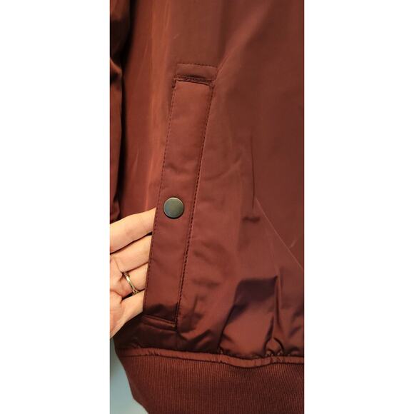 NWT Men’s Old Navy Maroon Bomber Jacket Size XL - Picture 4 of 12
